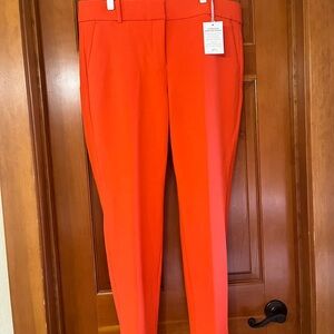J. Crew Vibrant Orange Ankle Pants